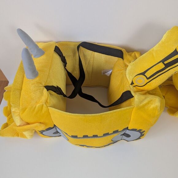 I Want To Be Yellow Excavator Plush Halloween Costume - Picture 2 of 7